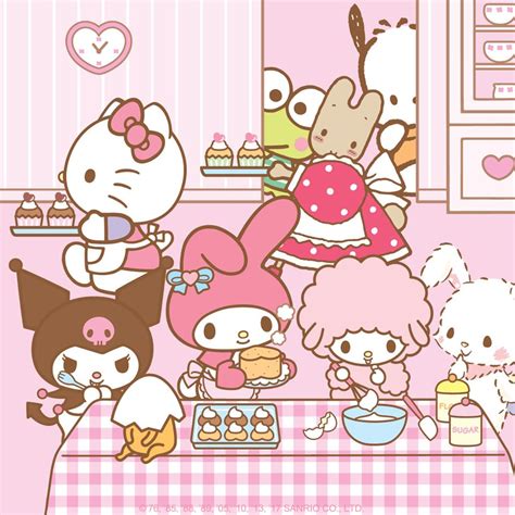 hello kitty and friends background
